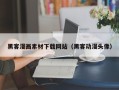 冠县黑客漫画素材下载网站（黑客动漫头像）